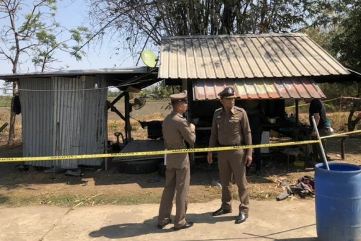 Thai woman suspected of burning father death