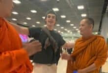 Foreign TikToker goes viral for innocent mistake with Thai monks