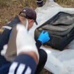 3 suspicious men spotted near scene of suitcase with dead body | Thaiger