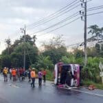 3 year old Thai boy killed and 11 others injured in Phang Nga bus accident | Thaiger