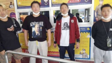 Four Japanese nationals caught illegally crossing Thai-Myanmar border