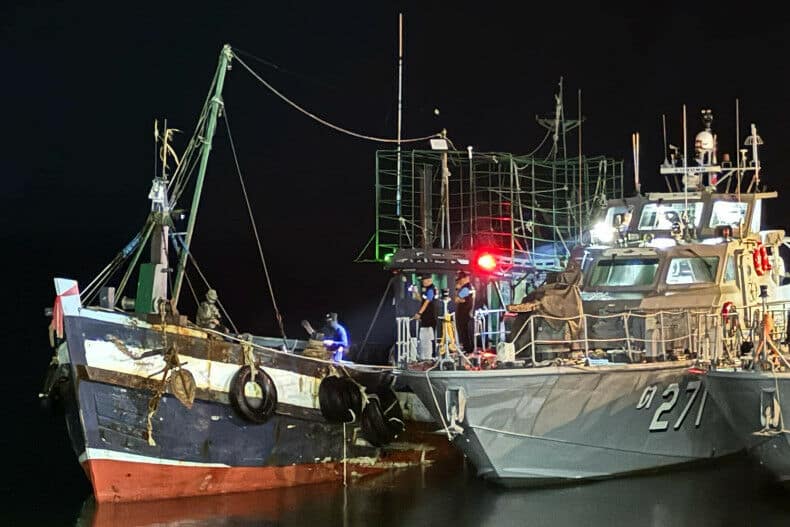 Myanmar fishermen charged after entering Thai waters near Ranong