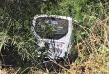 Tourist bus plunges into ravine in Phuket, injuring nine