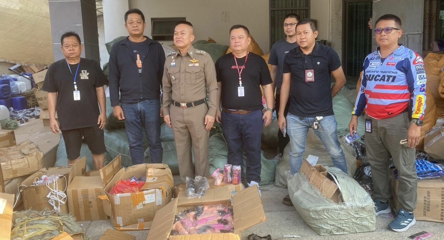 Bangkok police raid leads to seizure of illegal contraband, sex toys