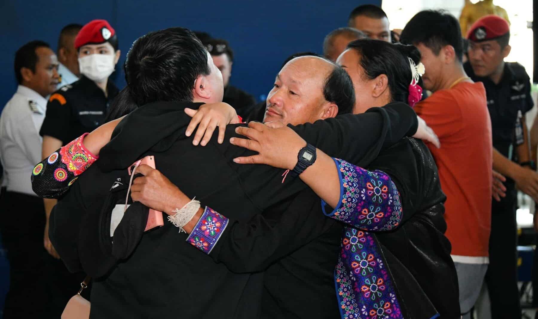 Thai hostages return home after release by Hamas