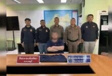 Irishman arrested for cannabis shop break-in in Pattaya