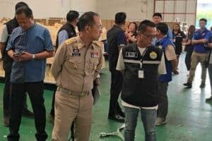 Warehouse in Samut Sakhon raided for counterfeit goods