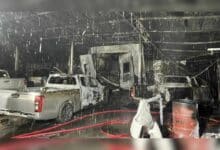 Fire in Trang car paint shop causes millions in damage