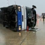 Bangkok-Pattaya bus overturns in Chon Buri, 40 injured | Thaiger