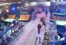 CCTV captures shocking transgender brawl in Pattaya