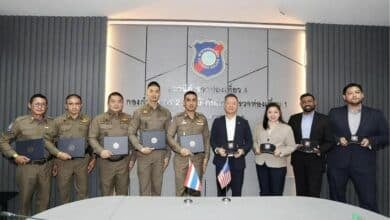 Top US Navy official praises Pattaya police for flawless security
