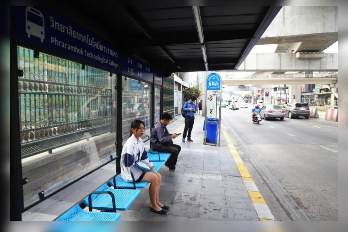 Bangkok’s new bus shelters as much use as a chocolate fireguard