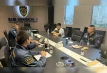 Cyber police crack down on scam gang in Chon Buri