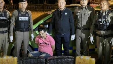 Man caught with 800k meth pills in fake rescue car in Udon Thani