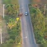 Trunk road surprise: Prachin Buri motorists have elephant-sized scare