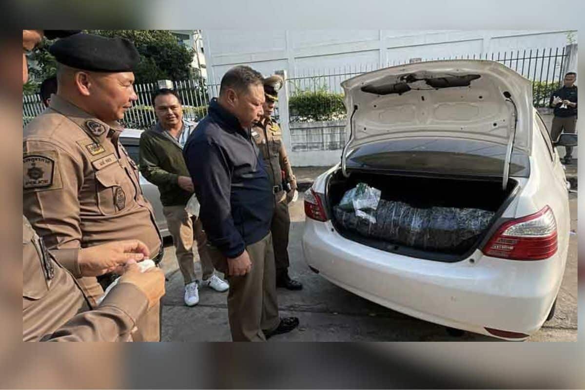 Car rental leads police to massive drug haul in Pathum Thani