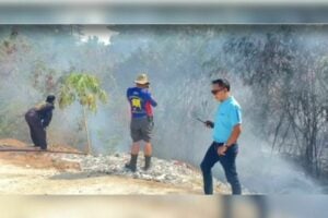 Firefighters contain forest fire threat near Pattaya homes