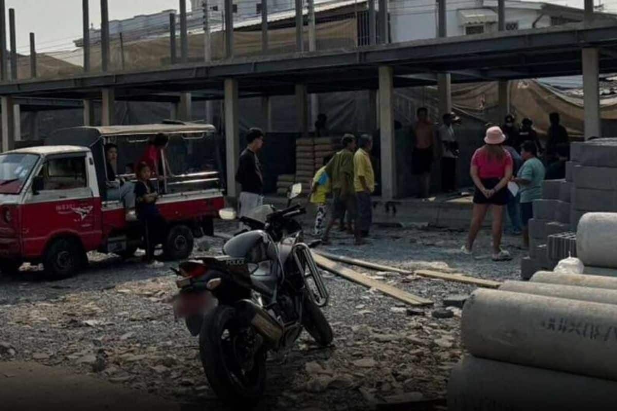 Construction worker killed by collapsing wall in Bangkok