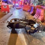 Construction barrier collision in Pattaya leaves motorcyclist dead | Thaiger