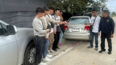 Nine Afghans detained for illegal entry with Thai smugglers