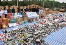 Chanthaburi destroys confiscated e-cigarettes worth 20 million baht