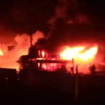 Uncontrolled fire rages at Ratchaburi candle factory | Thaiger