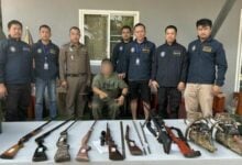 Chiang Rai man arrested for illegal firearm collection