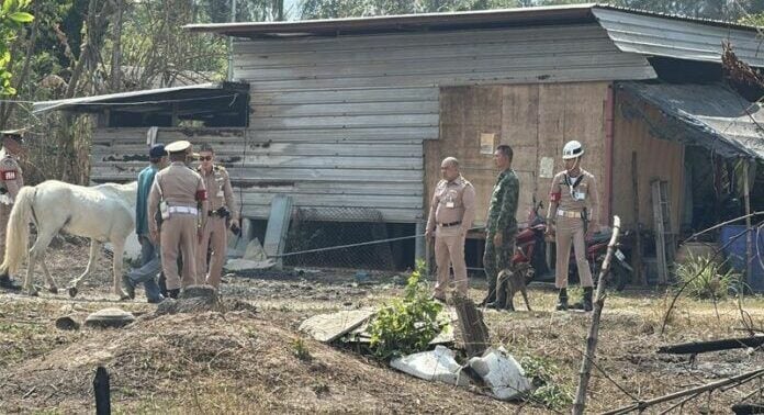 Family arrested after illegal land occupation in Sattahip