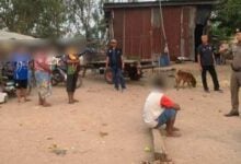 Police dismantle illegal Cambodian settlement in Sa Kaeo