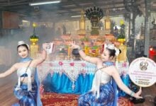 Ceremony at Wat Kham Chanod reveals lucky numbers in sacred water