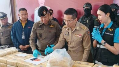 Police in Lampang seize six million meth pills, arrest two