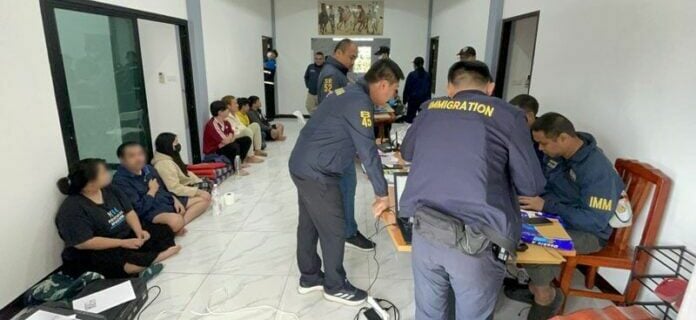 Police raid uncovers 3.5 million baht online gambling in Nong Khai