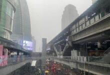 Heavy rainfall to hit Bangkok and 41 provinces tomorrow