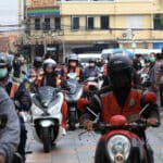 Fare fight: Bang Lamung bikers protest against ride-hailing rivals | Thaiger