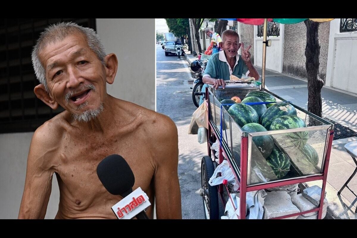 Peeling good: 67 year old fruit vendor urges for support in Thailand