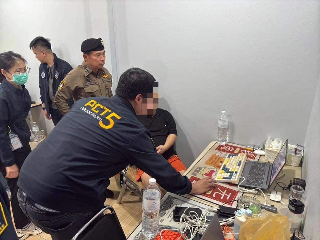 Chiang Rai police arrest 9 in crypto scam targeting US, Canada | News by Thaiger