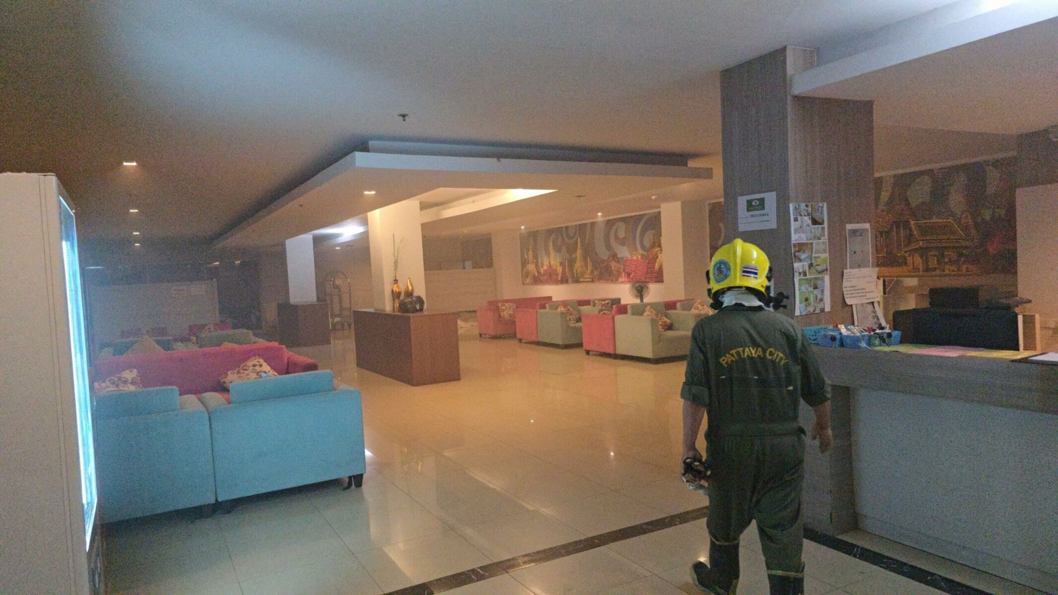 Fire in Pattaya hotel causes alarm, no injuries reported | News by Thaiger