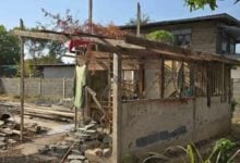 Buriram man dismantles home, village lives in fear after assault