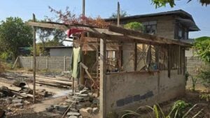 Buriram man dismantles home, village lives in fear after assault