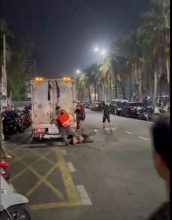 10 men beat German tourist with helmets in Pattaya attack (video) | News by Thaiger