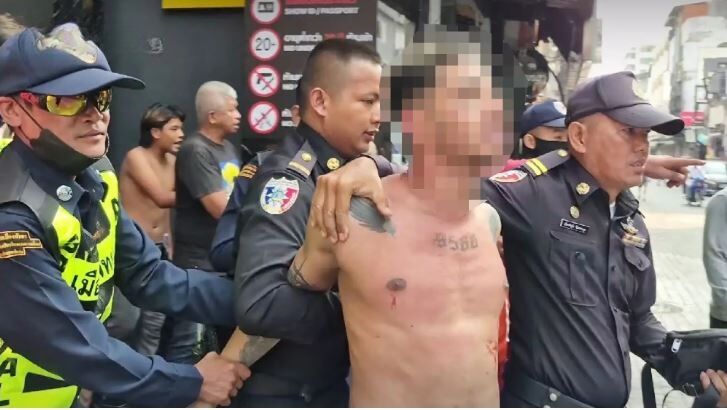 Tunisian tourist goes on rampage in Pattaya, stabs locals | News by Thaiger