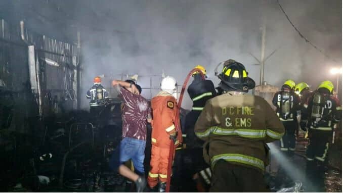 Car repair shop fire in Bangkok destroys cars and kills two dogs | News by Thaiger