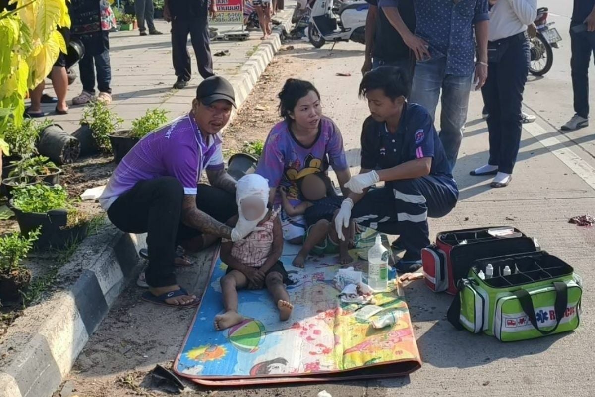 Pregnant Lao woman killed, 3 injured in tragic Pattaya crash