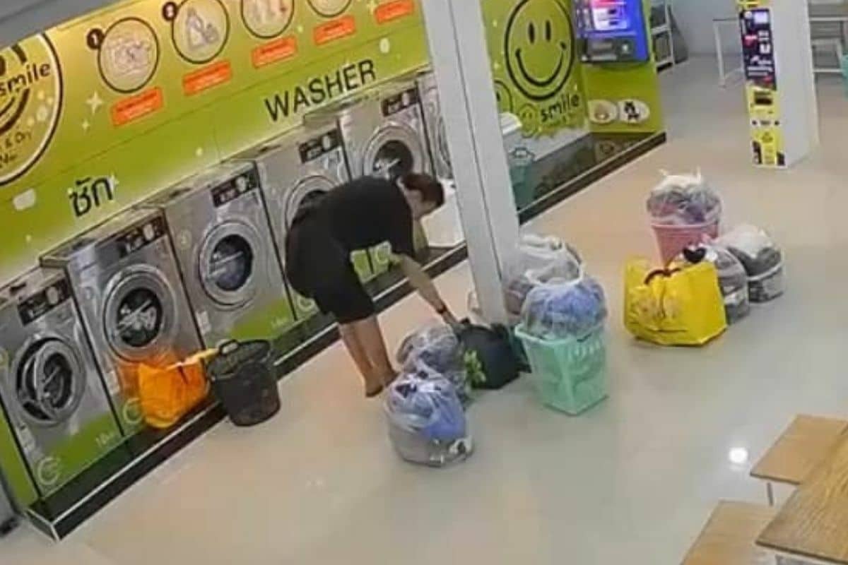 Laundrette looter! Foreign thief caught airing dirty laundry in Phuket