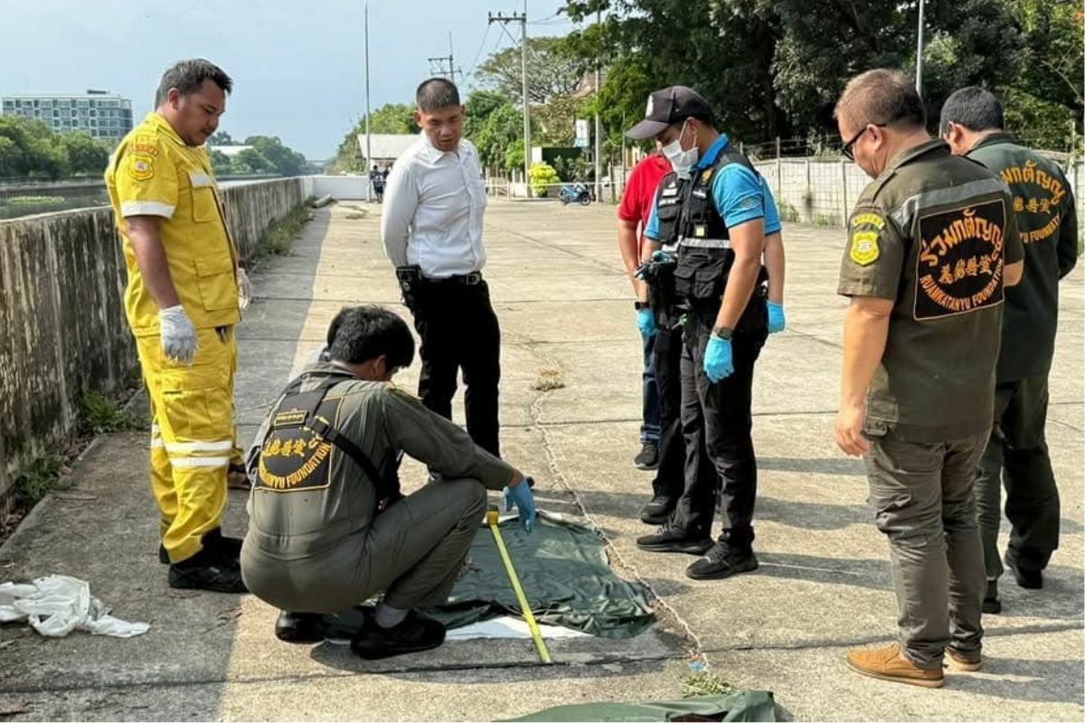 Thai man suspected of drowning baby in Pathum Thani canal