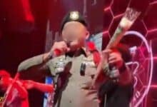 Thai officer transferred for hitting the stage instead of the beat