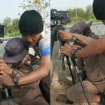 Thai cop collapses on duty after intense livestream confrontation | Thaiger