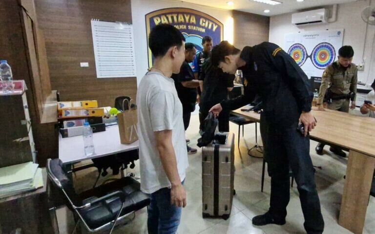 Mongolian arrested for stealing goods worth 26,000 baht in Pattaya