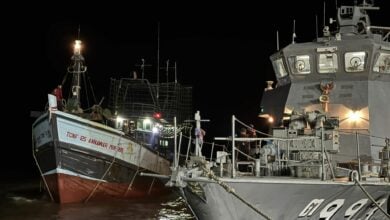 Myanmar vessel caught in Thai waters, suspected of illegal activities