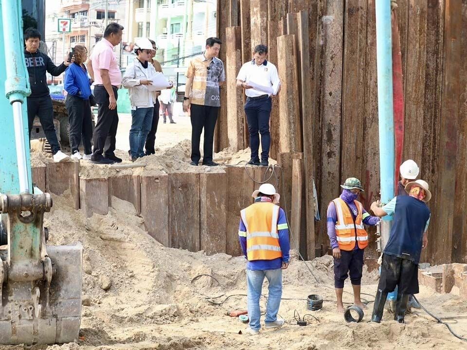 Jomtien Beach revamp nears completion, flooding fix underway | News by Thaiger